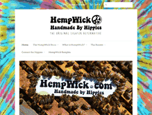 Tablet Screenshot of hempwick.com